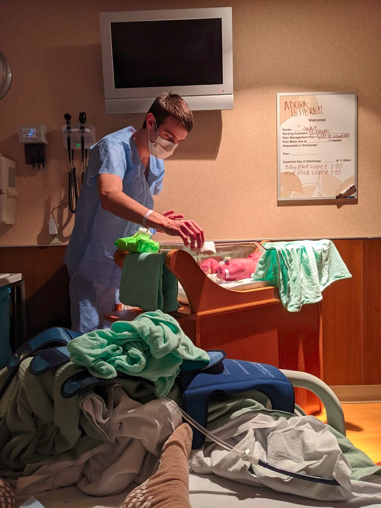 First Diaper Change