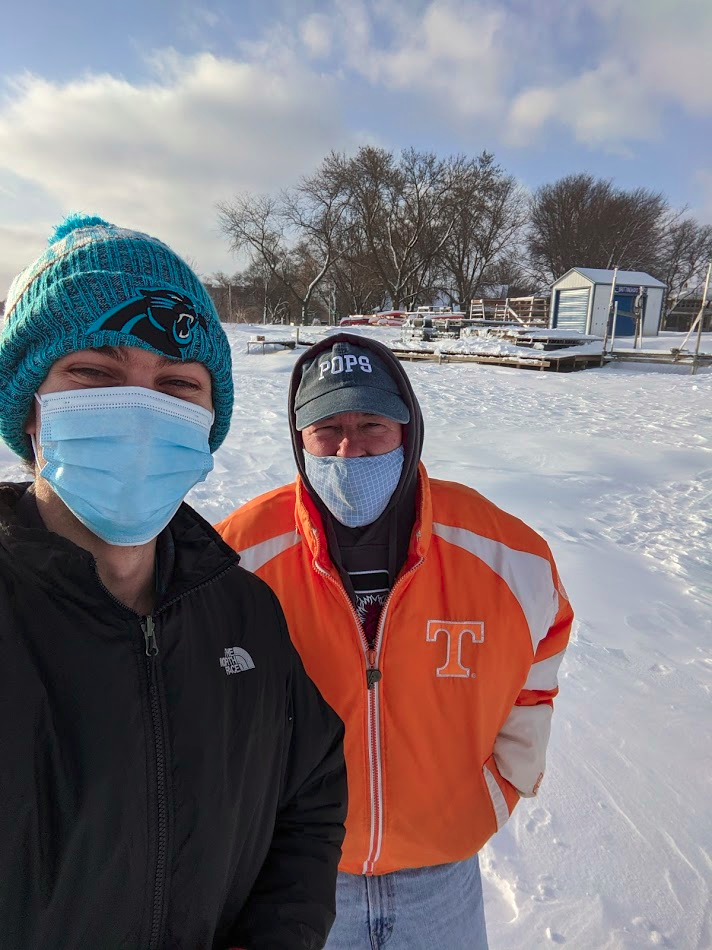Selfie #2 Frozen Lake Monona